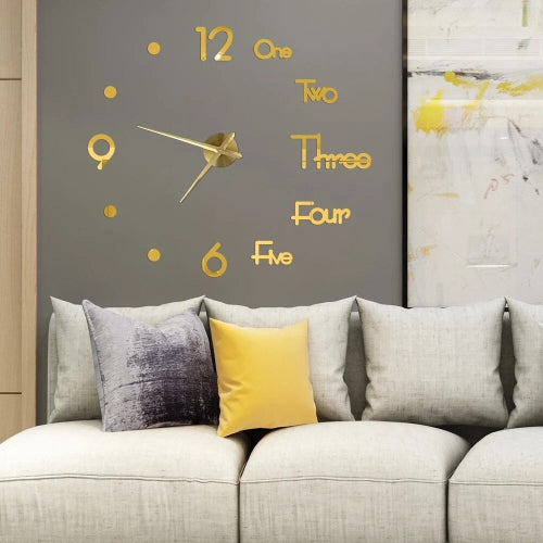 3D Frameless Wall Clock. @HOG - Home Office Garden Online Marketplace