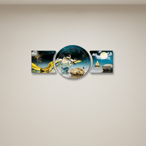 3 IN 1 Frame Wall Clock – Multi-Functional Decorative Timepiece @HOG - Home, Office, Garden, Online Marketplace
