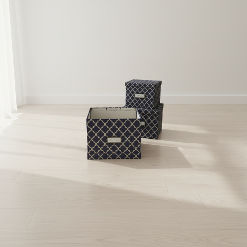 3pc Artisan Desk Storage Organization Set Navy @HOG - Home, Office, Garden, Online Marketplace

