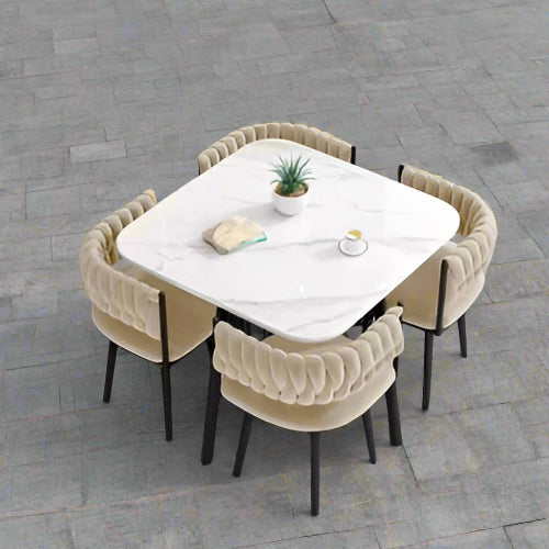 4 Seater Square Dining Set @HOG - Home Office Garden Online Marketplace