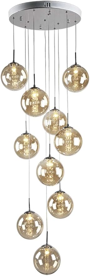 Elegance Crystal Ball High Ceiling Chandelier