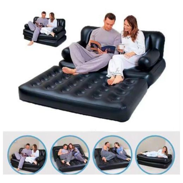 5 In 1 Inflatable Sofa Bed Air Mattress @HOG - Home, Office, Garden, Online Marketplace