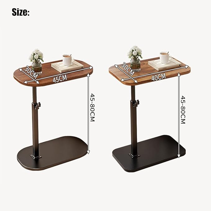 Adjustable Height Modern Side Table