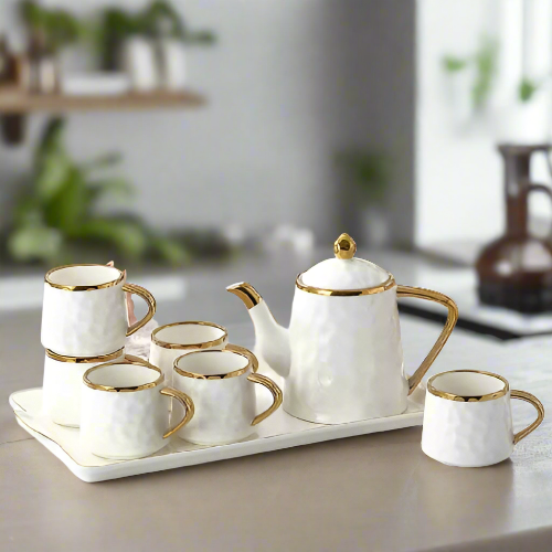 6Pcs Coffee Set With Tray Order Now @HOG Online Marketplace