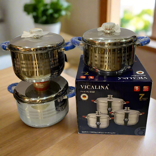  6 Pieces Aluminium Cooking Pot Order Now @HOG Online Marketplace