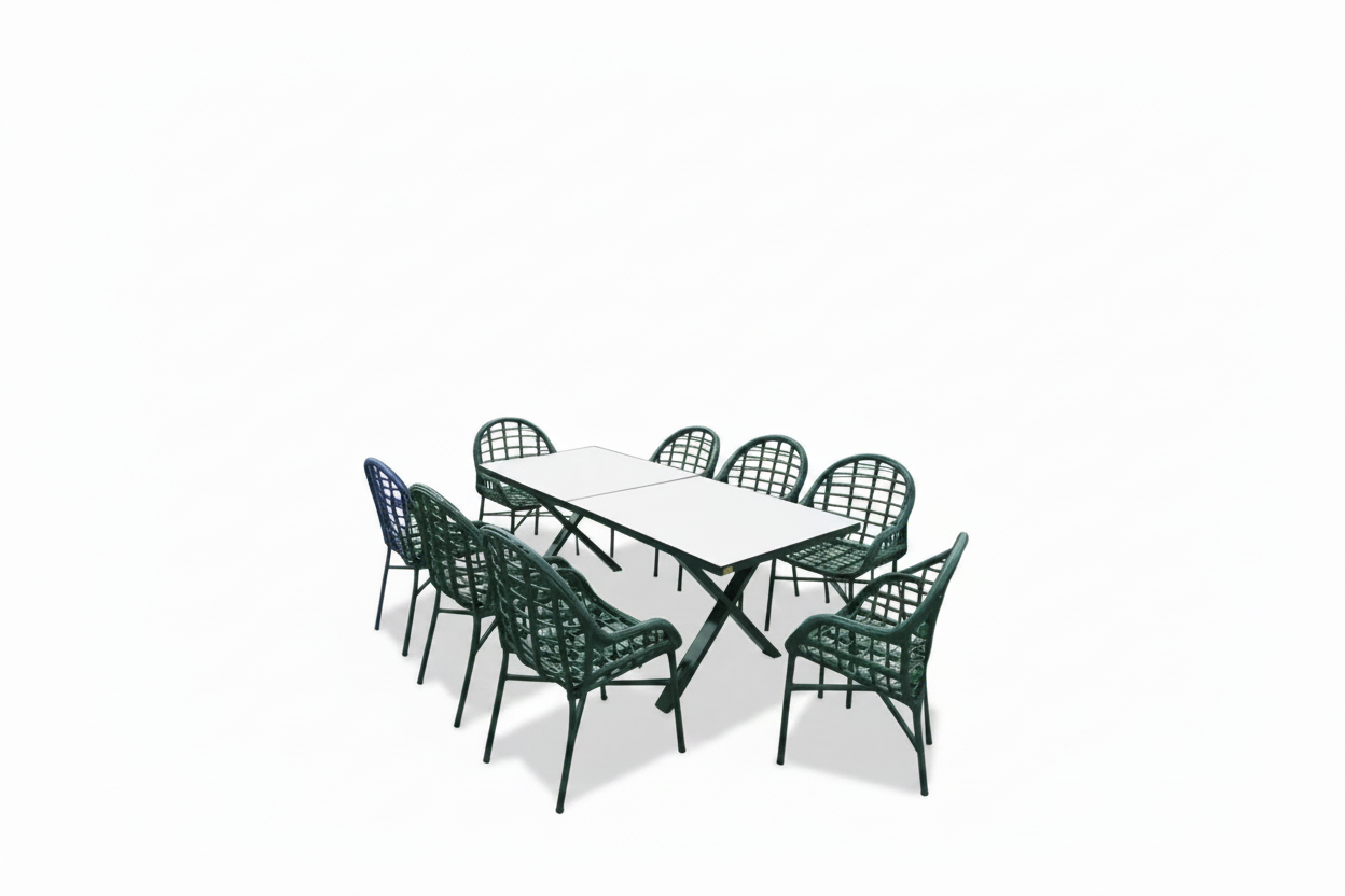 8-10 Seater Dining Chair & Table
