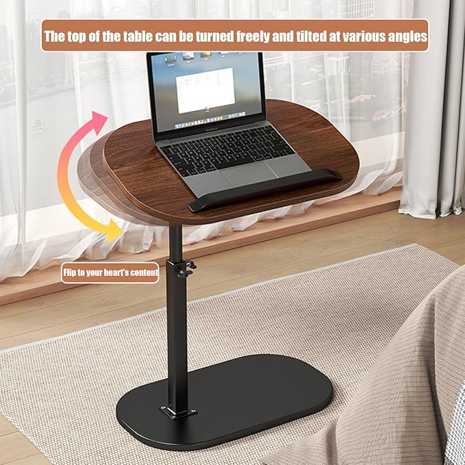 Adjustable Height Modern Side Table