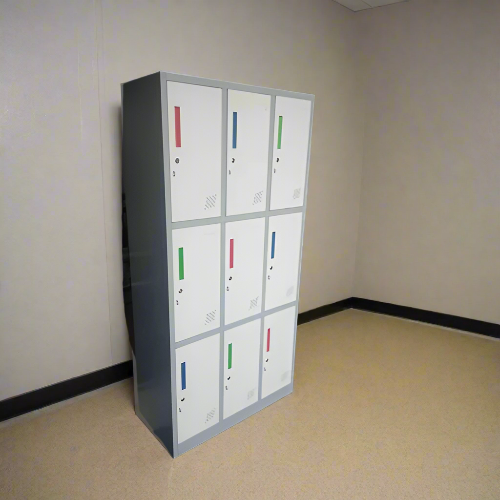 9-Door Student Metal Locker. @HOG - Home, Office, Garden, Online Marketplace