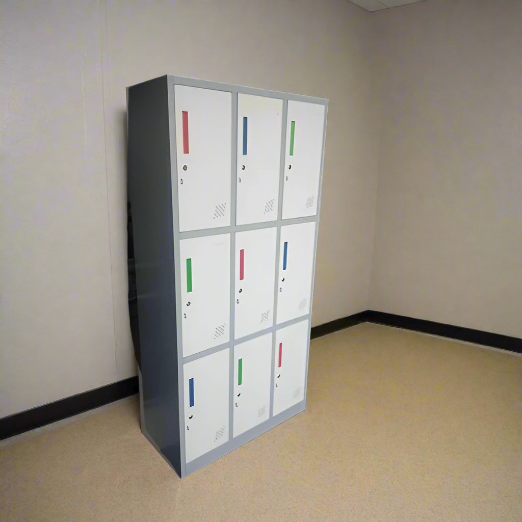 9-Door Student Metal Locker