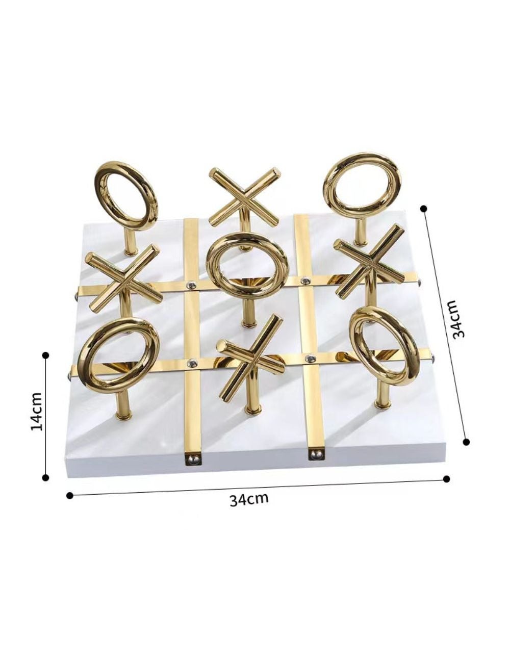 Metal XO Board Tabletop Home Decor