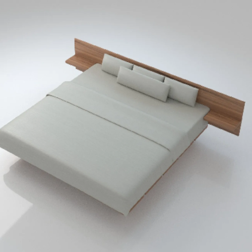 Adanna Bedframe (Light-Walnut). Home Office Garden | HOG-HomeOfficeGarden | online marketplace