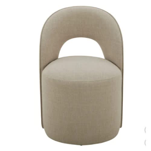 Aiden & Ivy Fabric Armless Dining Chair With Casters. Home Office Garden | HOG-HomeOfficeGarden | online marketplace