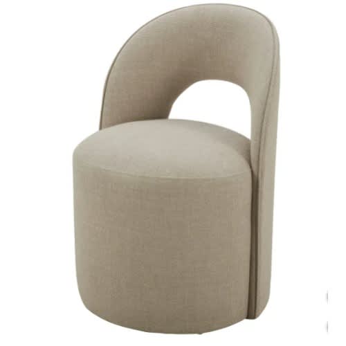 Aiden & Ivy Fabric Armless Dining Chair With Casters. Home Office Garden | HOG-HomeOfficeGarden | online marketplace