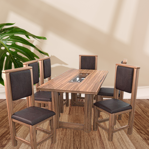 Alvar Retro 6 Seater Dining Set. @HOG - Home Office Garden Online Marketplace