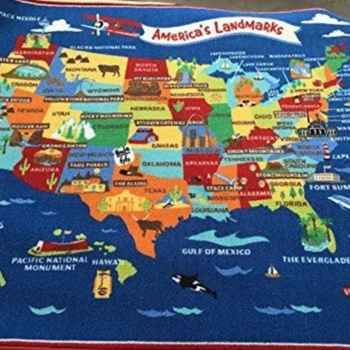 America's Landmarks Rug @HOG - Home, Office, Garden, Online Marketplace
