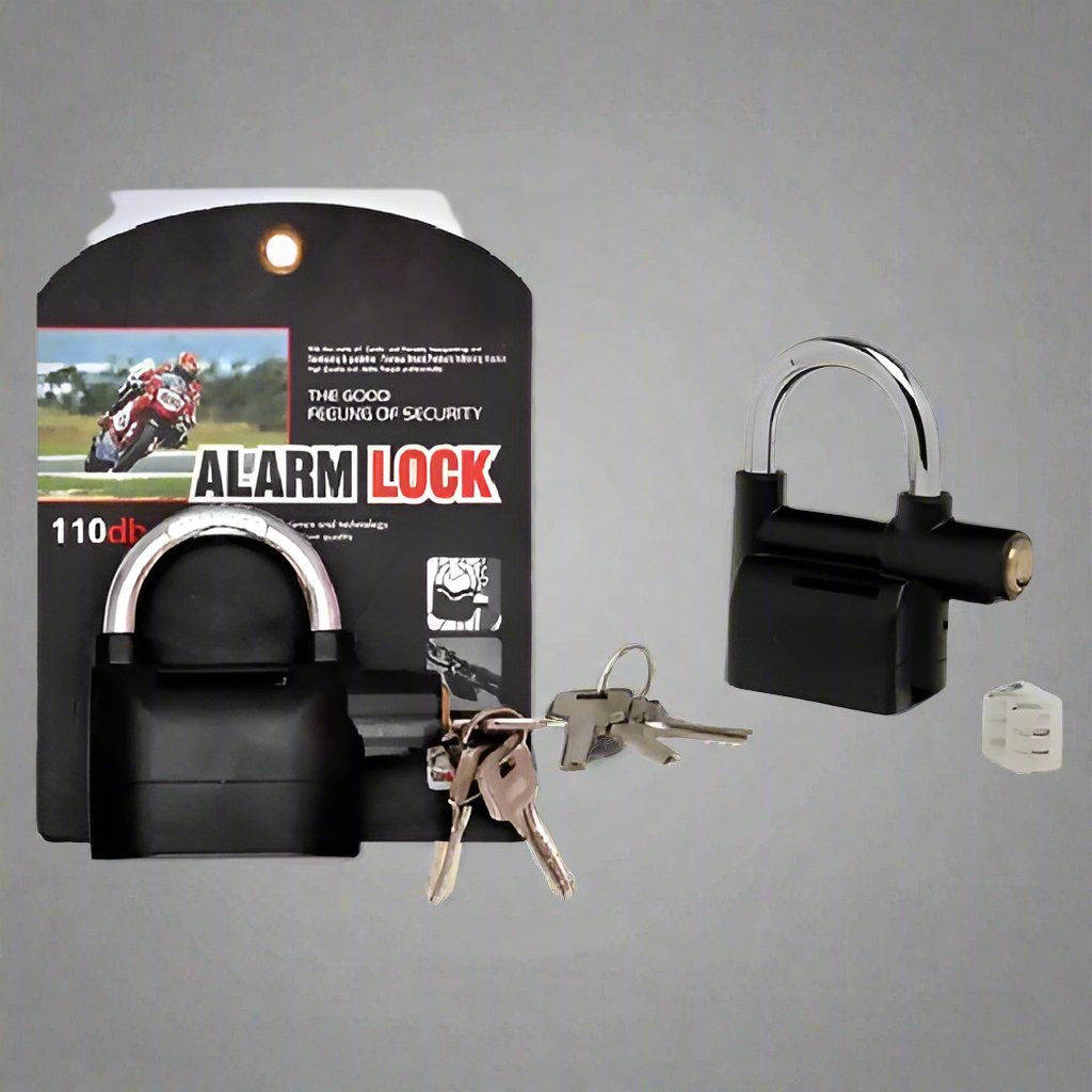 Anti Theft Security Alarm Padlock @ HOG