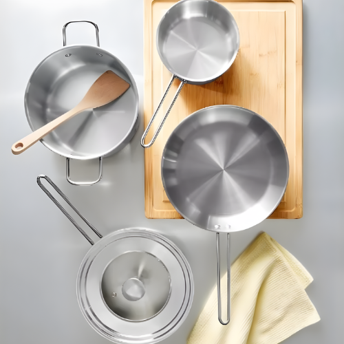 Arch Studio Stainless Steel Cookware Set- 5-pieces
