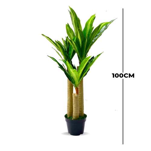 Artificial Dracaena Plant | 100cm Height. @HOG - Home Office Garden Online Marketplace