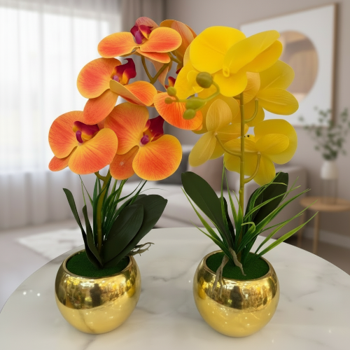 Artistic Lower Vase in Gold Finish  @HOG - Home, Office, Online Marketplace