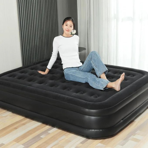Automatic Inflatable Bed With Automatic Pump 6ft * 4ft @HOG - Home, Office, Garden, Online Marketplace

