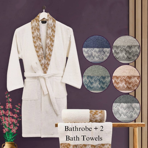 Bathrobe with Two Towels. Home Office Garden | HOG-HomeOfficeGarden | online marketplace