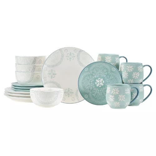 Baum Phara Sky Stoneware Dinnerware Set- 16-pc. Home Office Garden | HOG-HomeOfficeGarden | online marketplace