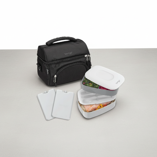Bentgo 4-piece Deluxe Set With Insulated Lunch Bag With Ice Packs, Black  @HOG - Home, Office, Garden, Online Marketplace

