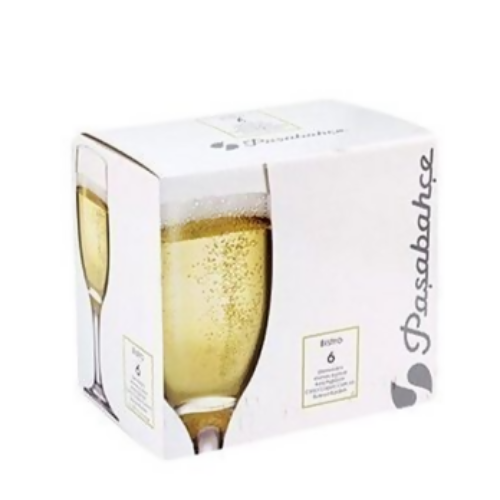 Bistro Stemware (Flute) (6pcs) 190cc. Home Office Garden | HOG-HomeOfficeGarden | online marketplace