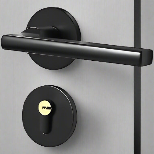 Black Coated Antirust Toilet Door Lock. @HOG - Home Office Garden Online Marketplace