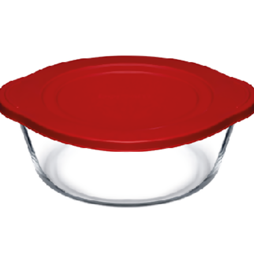 Borcam Bake & Keep Casserole With Plastic Lid (1pc) 2100cc @HOG - Home Office Garden Online Marketplace
