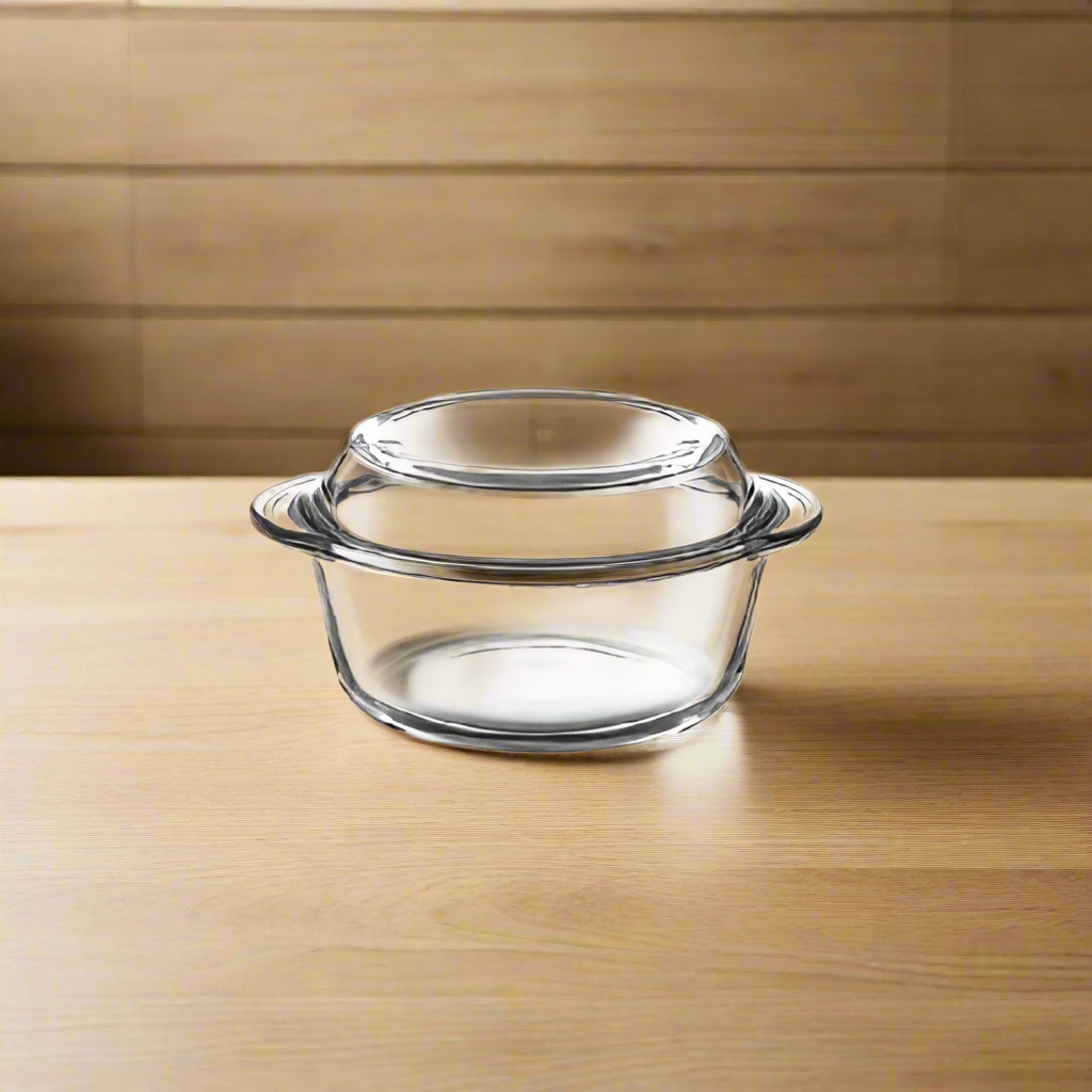 Borcam Round Casserole With Cover (1pc) 1450cc @HOG - Home Office Garden Online Marketplace