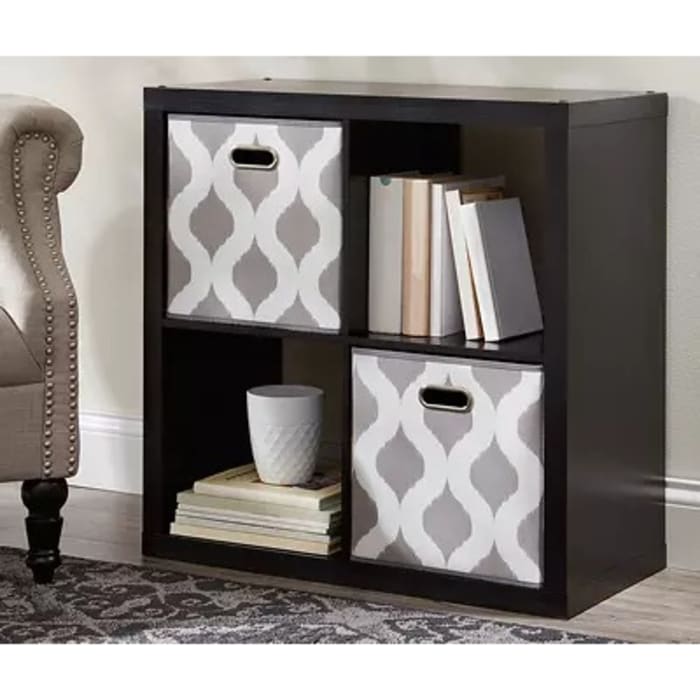 Brightroom Storage 4 Cube Organizer - Black Oak - 13” @HOG - Home, Office, Garden, Online Marketplace
