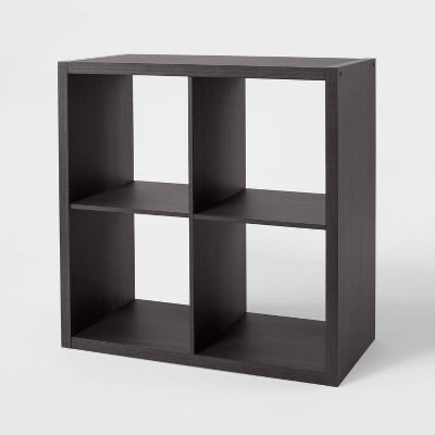 Brightroom Storage 4 Cube Organizer - Black Oak - 13” @HOG - Home, Office, Garden, Online Marketplace
