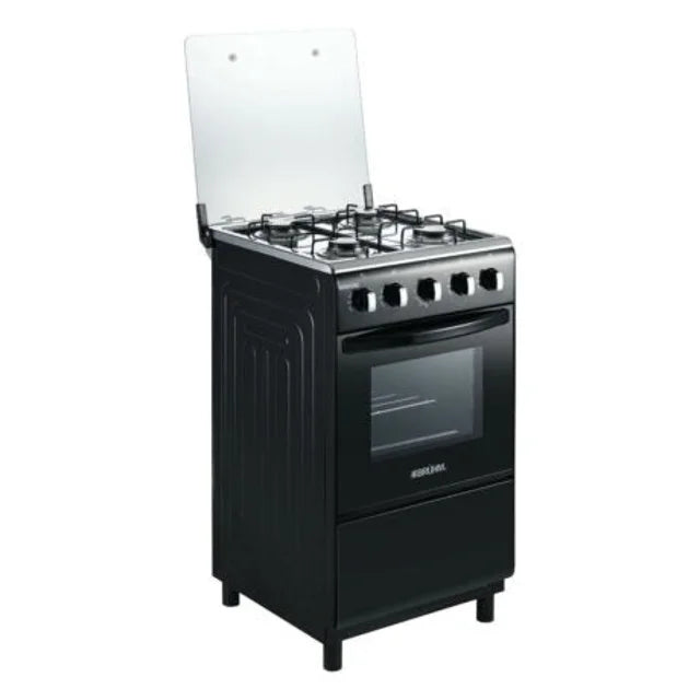 Bruhm 50*50 4 Burner Gas Cooker | Black @HOG - Home, Office, Garden, Online Marketplace