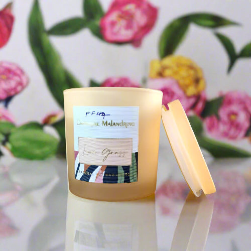 Catherine Malandrino Lemongrass Tea Scented Candle - 11oz. Home Office Garden | HOG-HomeOfficeGarden | online marketplace