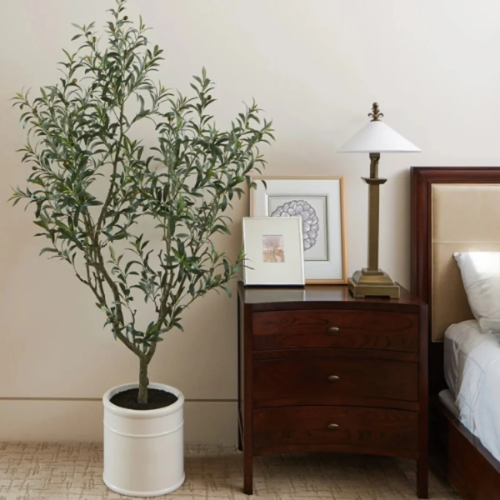 Cgh Artificial 6.5’ Olive Tree With French Planter @HOG - Home, Office, Garden, Online Marketplace

