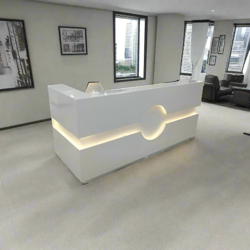 Classic Executive Reception Desk 1.6 Meter. @HOG - Home Office Garden Online Marketplace