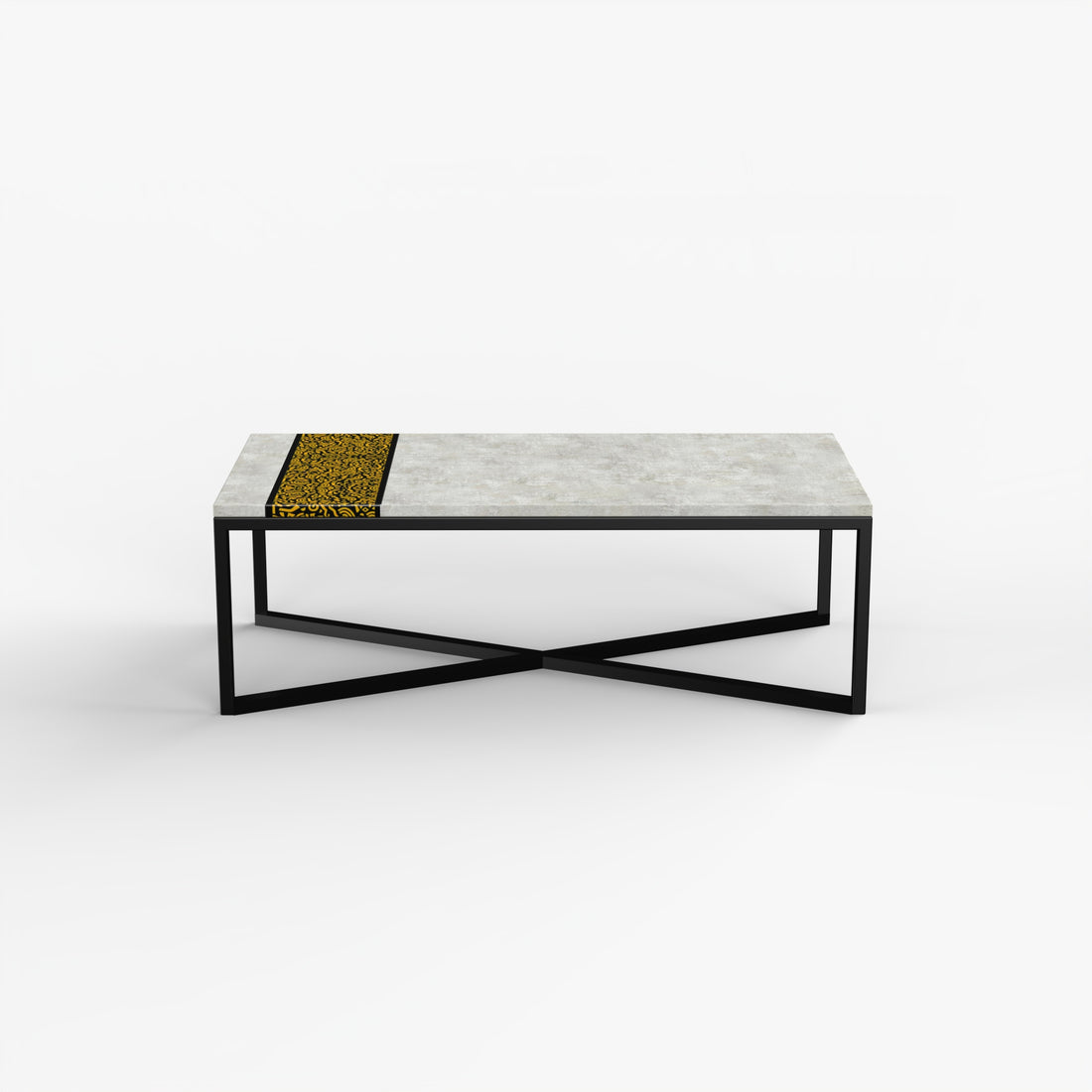 Itura Coffee Table ( Golden Concrete Patterned) Home Office Garden | HOG-HomeOfficeGarden | online marketplace