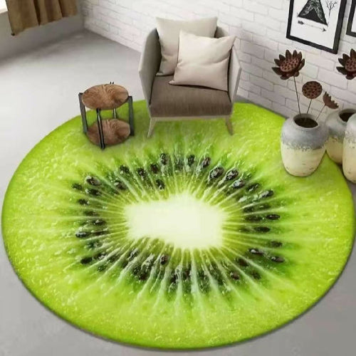 Colourful Round Shaped Fluffy Rug (200 X 200 cm). @HOG - Home Office Garden Online Marketplace