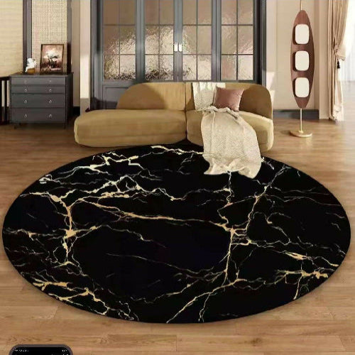 Colourful Round Shaped Fluffy Rug (200 X 200 cm). @HOG - Home Office Garden Online Marketplace