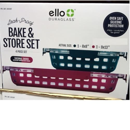 Costco Ello Bake & Store Set -4Piece. Home Office Garden | HOG-HomeOfficeGarden | online marketplace
