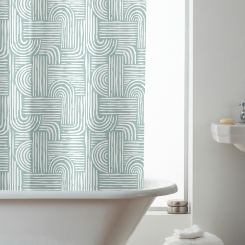Country Club Shower Curtain – Boho Waves @HOG - Home Office Garden Online Marketplace