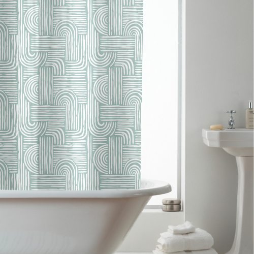Country Club Shower Curtain – Boho Waves @HOG - Home Office Garden Online Marketplace