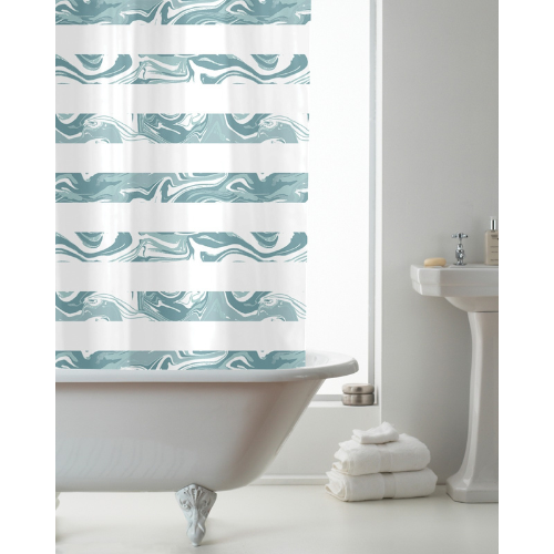 Country Club Shower Curtain – Marble Wave @HOG - Home Office Garden Online Marketplace