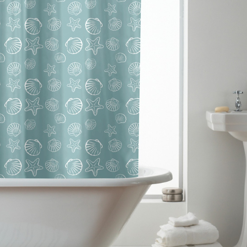 Country Club Shower Curtain – Seashells @HOG - Home Office Garden Online Marketplace