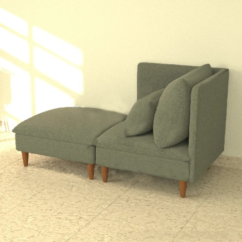 Custom K Loveseat (Grey). Home Office Garden | HOG-HomeOfficeGarden | online marketplace