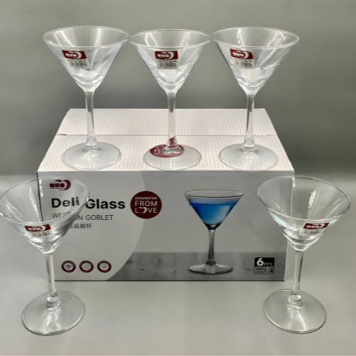 Deli Glass Western Goblet Set (6 Pieces) @HOG - Home, Office, Online Marketplace