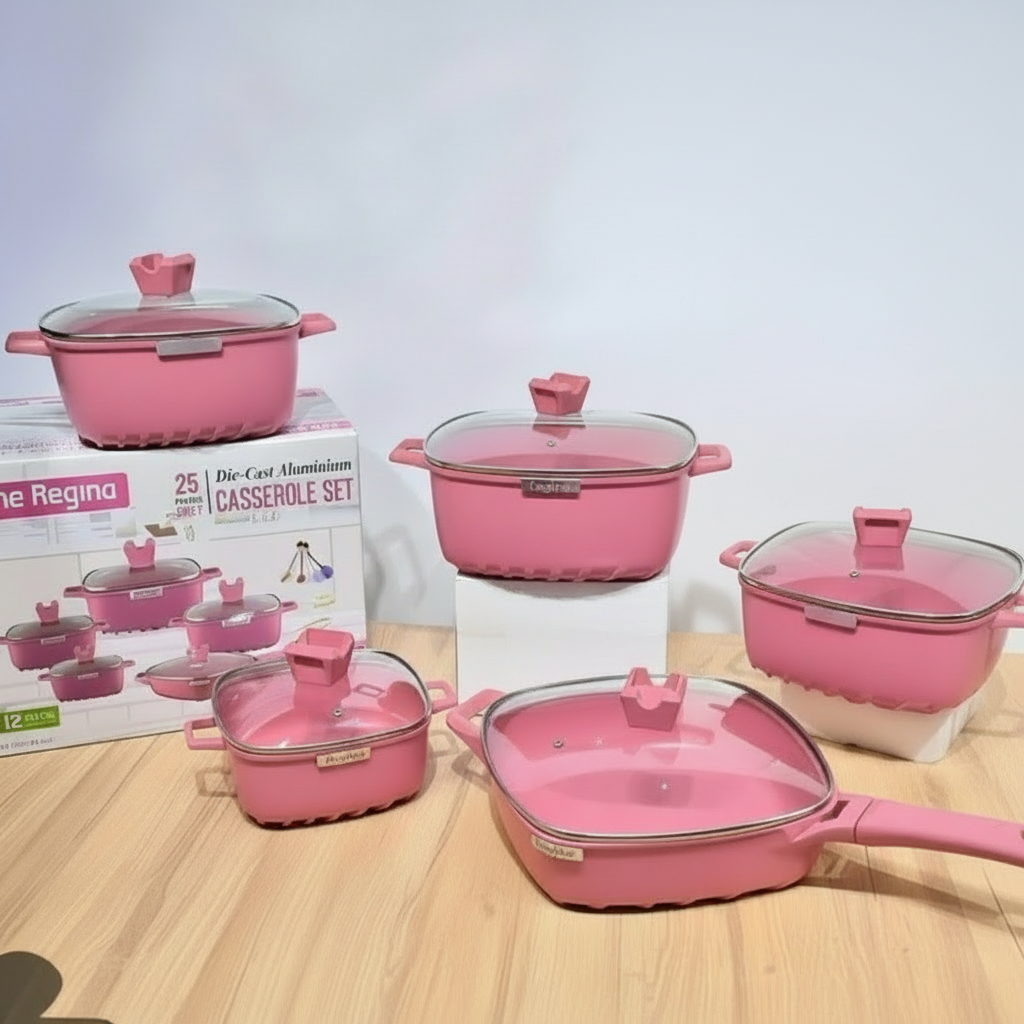 Disine Regina Die-Cast Aluminium Casserole Set @HOG - Home, Office, Online Marketplace