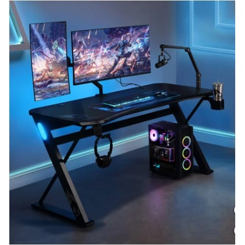Dps Radius 60" Gaming Desk. Home Office Garden | HOG-HomeOfficeGarden | online marketplace