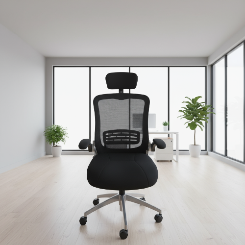 Ergonomic Office Chair with Mesh Back and Headrest   @HOG - Home, Office, Garden, Online Marketplace